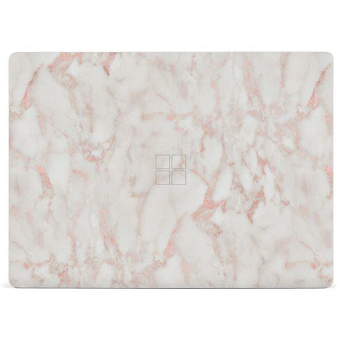 Rose Gold Marble Surface Laptop 2 Skin
